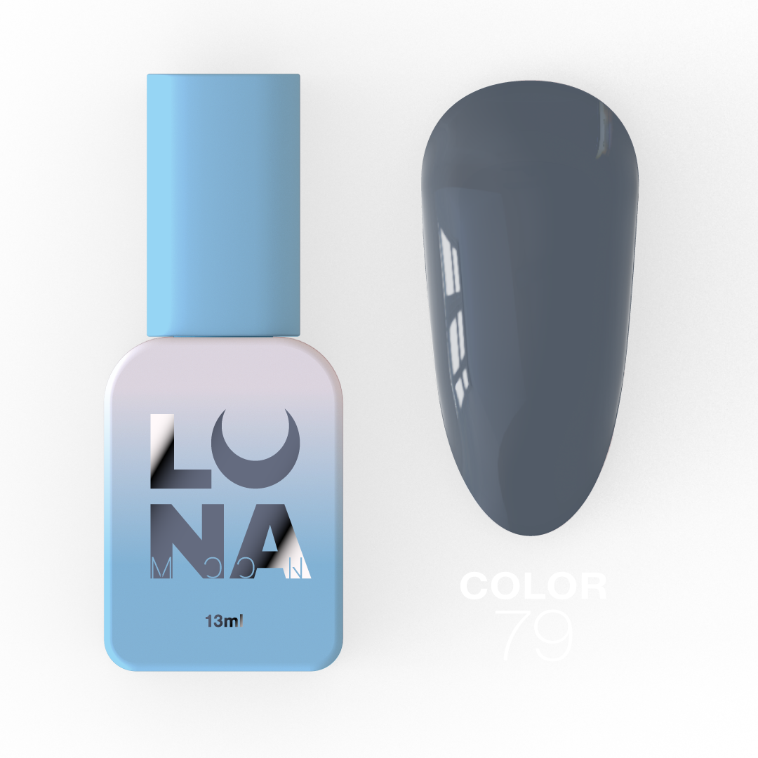 Гель-лак Luna Color No79, 13 мл (сіро-синій)