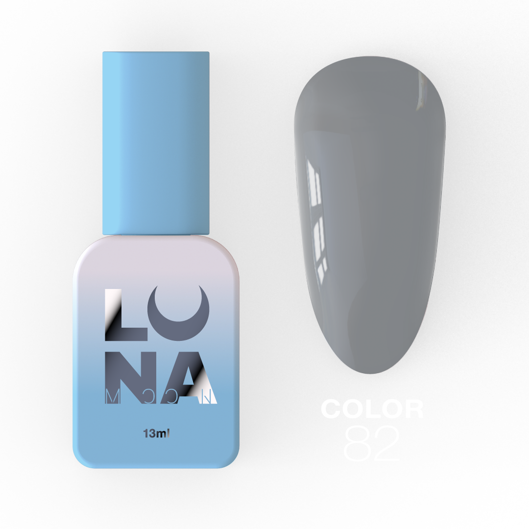 Гель-лак Luna Color No82, 13 мл (лілово-сірий)