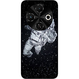 Чохол силіконовий Case для Tecno Spark 30C 4G (kl5) з картинкою Космонавт