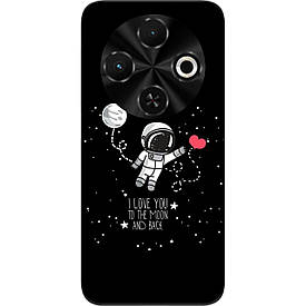 Чохол силіконовий Case для Tecno Spark 30C 4G (kl5) з картинкою Любов до місяця