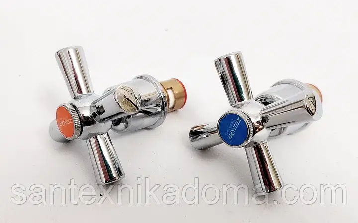 Ручка з кран-буксою (пара) Zegor WOT-722, фото 1