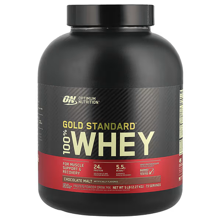 100% Whey Gold Standard Optimum Nutrition (США) 2270 g Chocolate Malt, фото 1