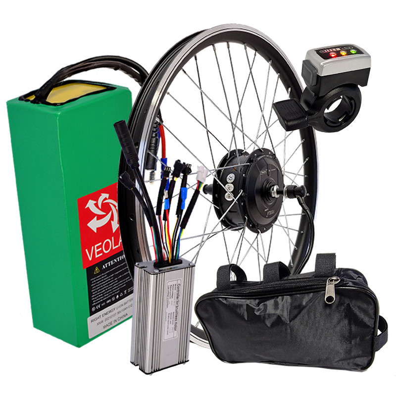 Електровелонабір для велосипеда 500 Вт 48 Вольт  на переднє колесо з акумулятором 48В/15Аг