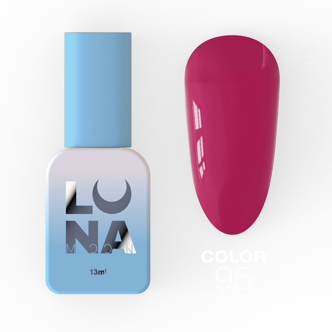 Гель-лак Luna Color No95, 13 мл (фіолетово-малиновий)