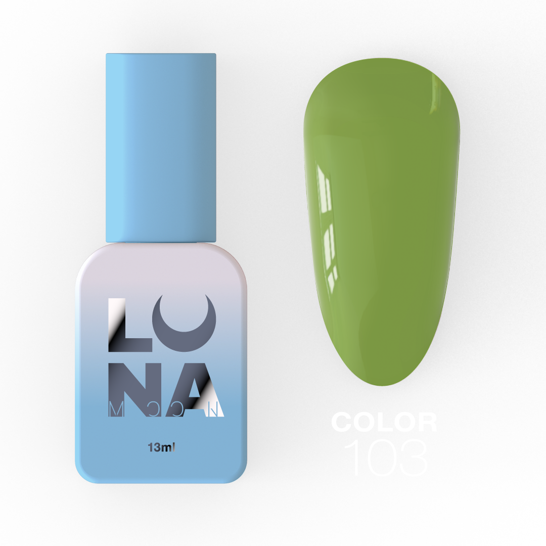 Гель-лак Luna Color No103, 13 мл (оливковий)