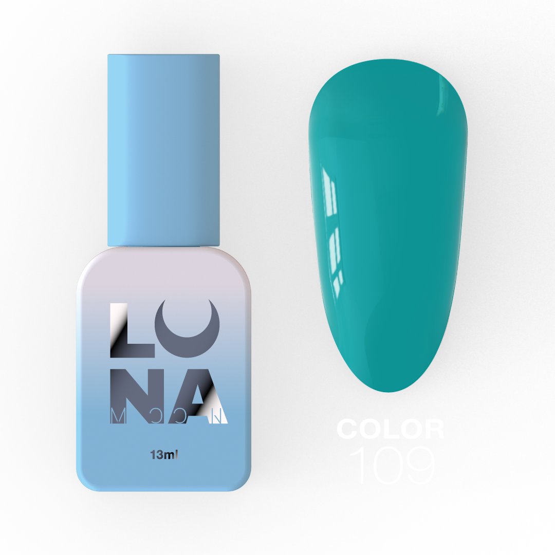 Гель-лак Luna Color №109, 13 мл (лазурный)