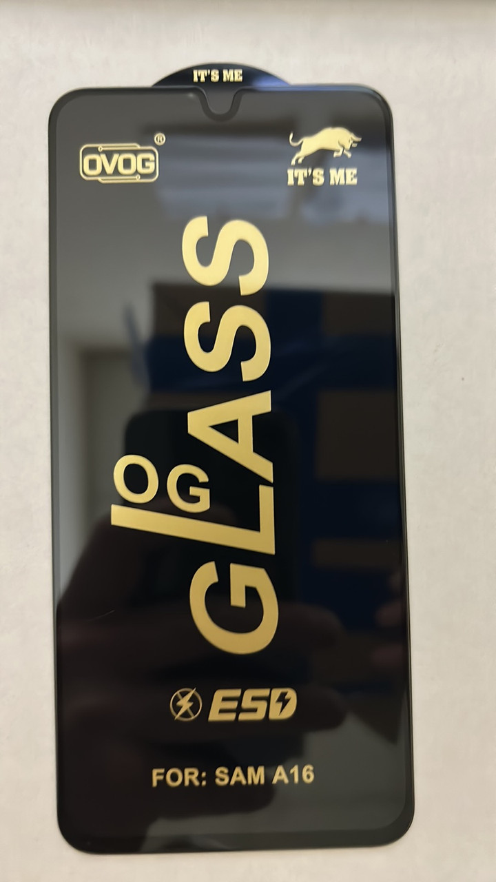 Скло захисне 6D Premium для Samsung A16 в тех. упаковці- чорний