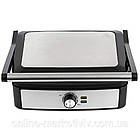 Електричний гриль притискний 2500Вт, СВ-1083 / Контактний гриль для дому / Електрогриль, фото 8