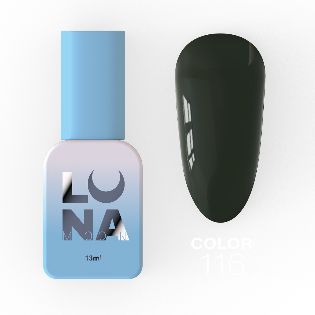 Гель-лак Luna Color No116, 13 мл (темний оливковий)