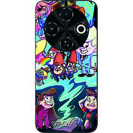 Силіконовий чохол Case для Tecno Spark 30C 4G (kl5) з картинкою Гравіті Фолз