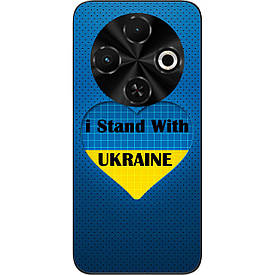 Силіконовий чохол Case для Tecno Spark 30C 4G (kl5) з картинкою Серце