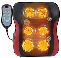 Масажер для спини, шиї з регулюванням швидкості та напрямка руху роликів, підігрівом. Якісний!