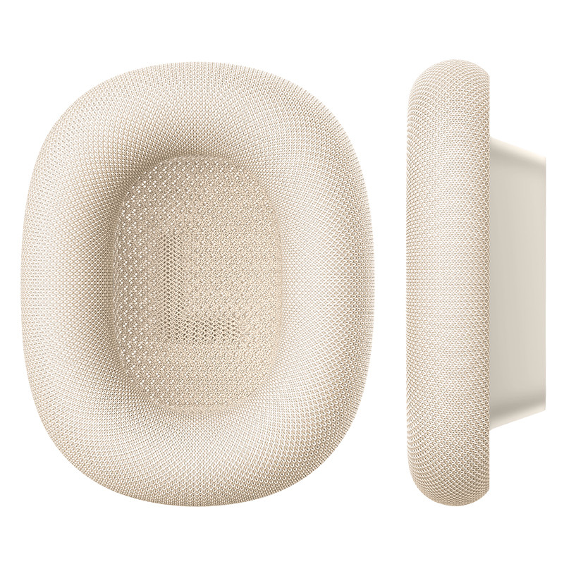 Амбушюри магнітні для навушників HOCO W65, W65 Plus Бежевий, фото 1