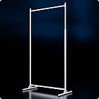 Стійка регульована розбірна "TAIPEI" 1000х1900х500мм. Рейл торговий для одягу, та кронштейнів для бутіка., фото 4