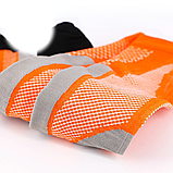 Гетри футбольні ігрові, тренувальні, спортивні, унісекс, розмір S (EU 34-38), колір помаранчевий, фото 8