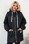 Куртка для пишних дам "Плащовка". Розміри: 48-50, 52-54, 56-58, 60-62, фото 5