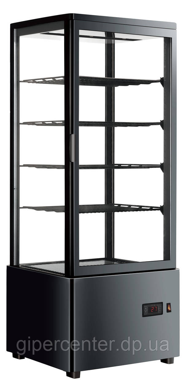 Вітрина холодильна HURAKAN HKN-UPD98B BLACK, фото 1
