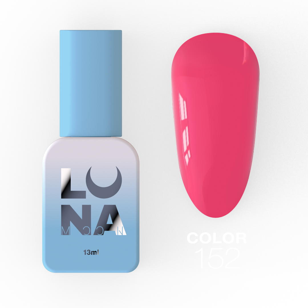 Гель-лак Luna Color No152, 13 мл (яскравий фуксія)