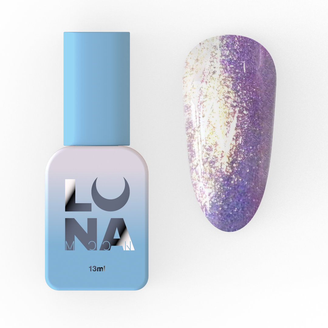 Гель-лак Luna Color No200, 13 мл (лавандовий із шимером)