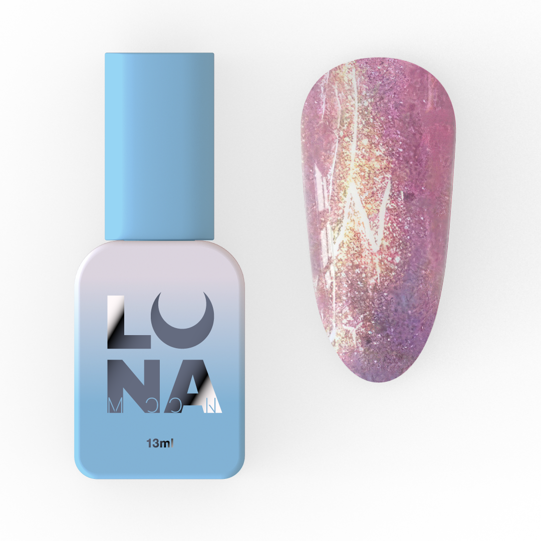 Гель-лак Luna Color No201, 13 мл (бузковий із шимером)