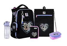 Шкільний набір Kite Education Love is SET_K25-531M-2 (рюкзак, пенал, сумка, ланчбокс, пляшка) 130-145 см