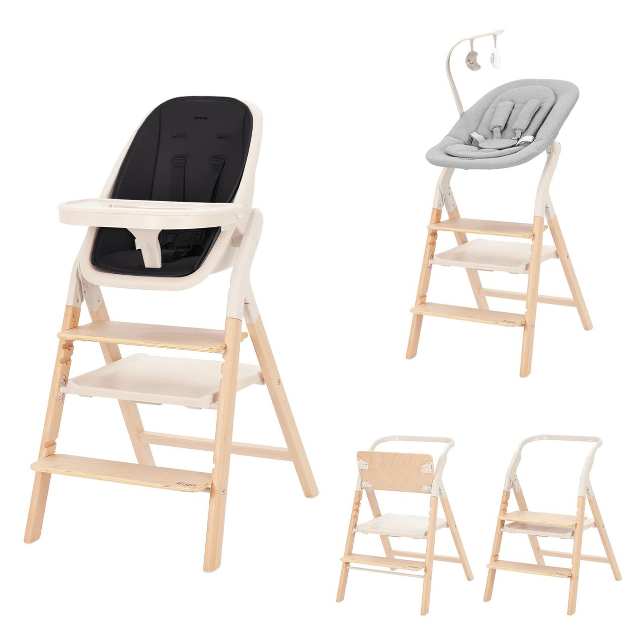 Стільчик для годування CARRELLO Ergo CRL-16701, Obsidian Black