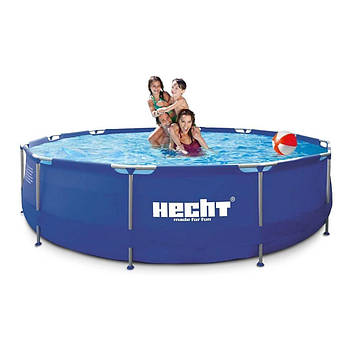 Басейн 360х76 каркасний 6125л Hecht круглий 3690 Bluesea