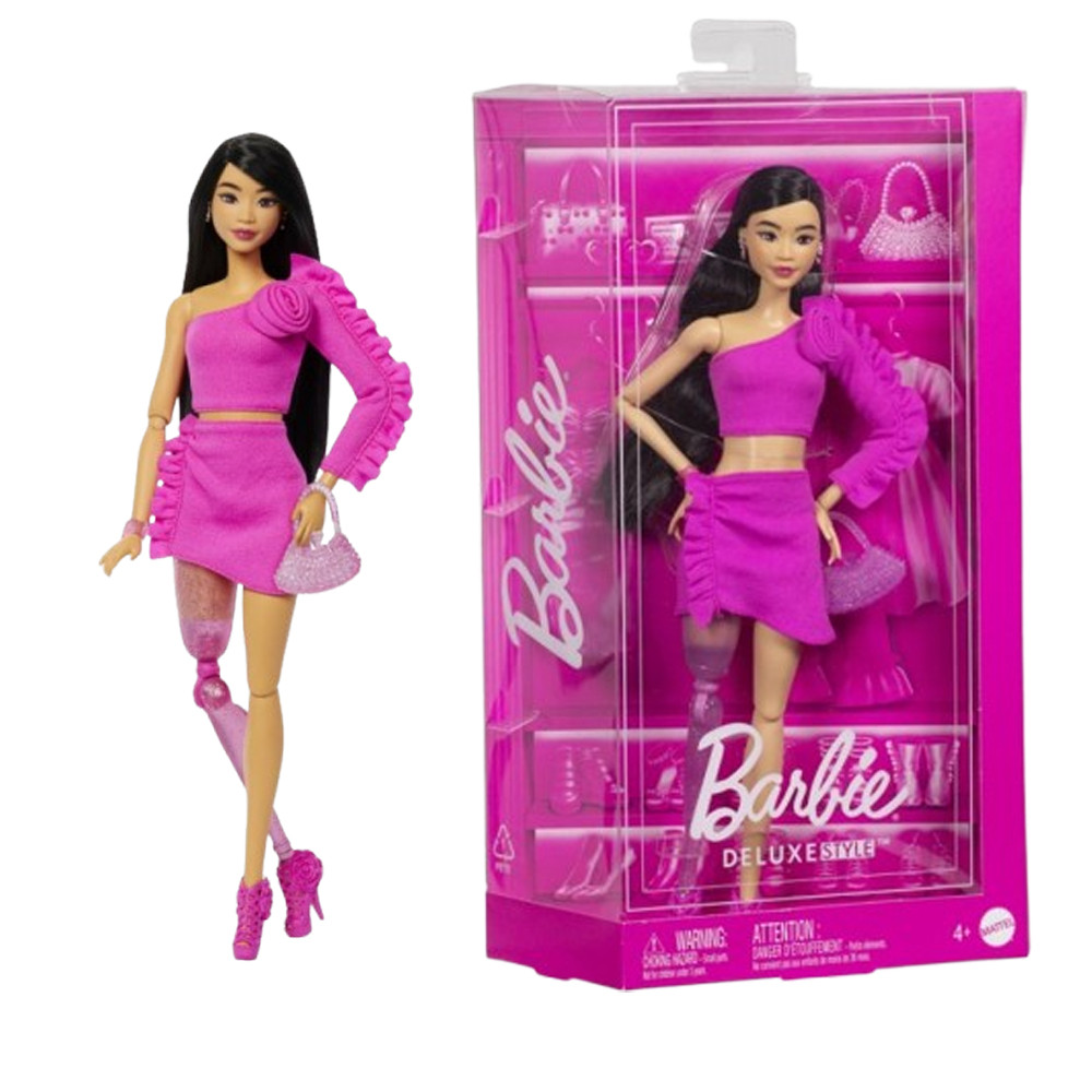 Лялька "Barbiecore" модниця у рожевому костюмі Barbie, фото 1