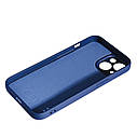 Силікон Case SMTT Apple iPhone 15 Plus Dark Blue, фото 2