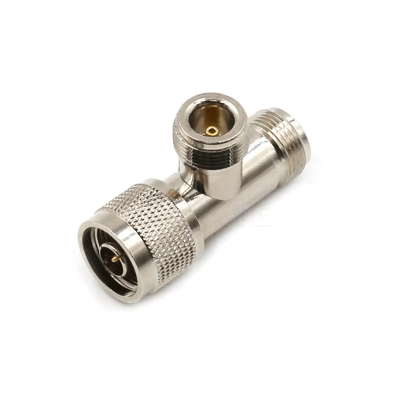 Сплиттер антенний N-Type Female на Male - Female (мама, тато), трійник розгалужувач для антен, перехідник