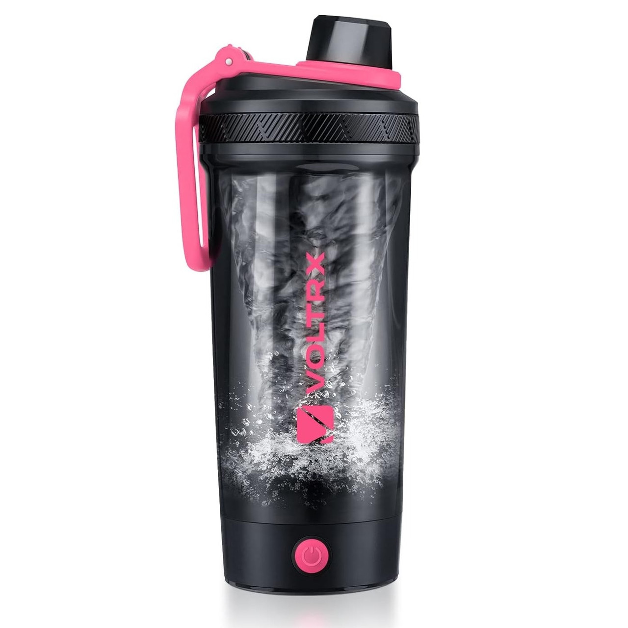 Шейкер спортивний електричний VOLTRX Gallium 600 мл. Tritan Pink