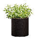 Вазон для квітів циліндричний Small Cylinder Planter 28 см коричневий підлоговий із пластику, фото 5
