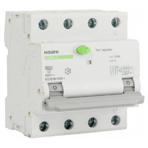 Дифавтомат (УЗО) Noark 6кА C 10А 3P+N 30mA тип AC Ex9NL-N 111512, фото 1