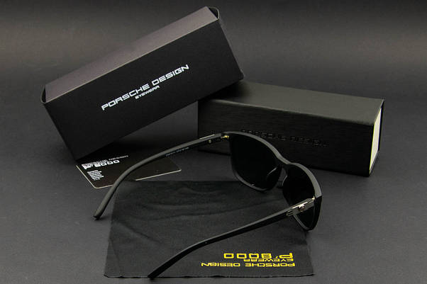 Окуляри чоловічі сонцезахисні Porsche Design (арт. PB87011) чорний матовий, фото 6
