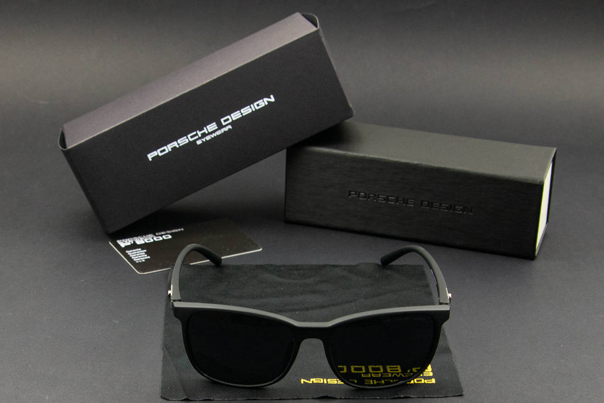 Окуляри чоловічі сонцезахисні Porsche Design (арт. PB87011) чорний матовий, фото 1