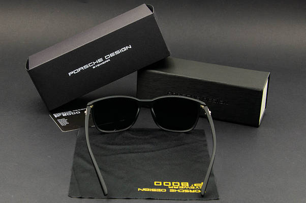 Окуляри чоловічі сонцезахисні Porsche Design (арт. PB87011) чорний матовий, фото 5
