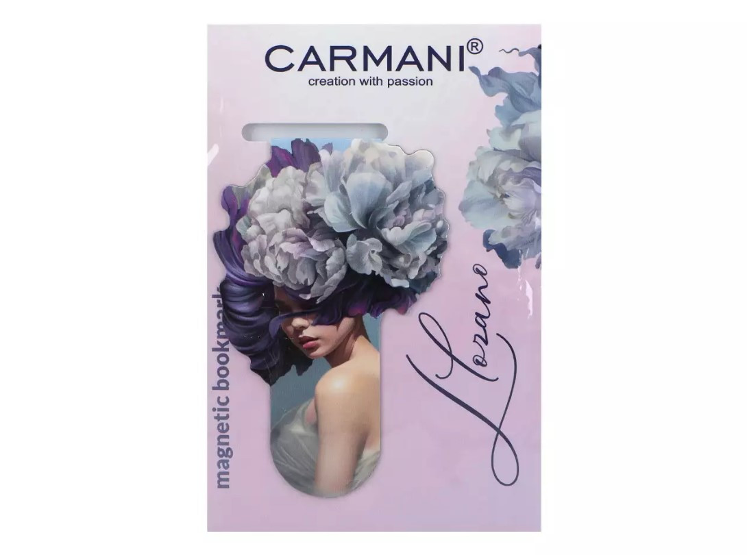 Магнітна закладка Carmani для книг Л. Лозано Фіалковий сон, 3x10 см (013-4086)