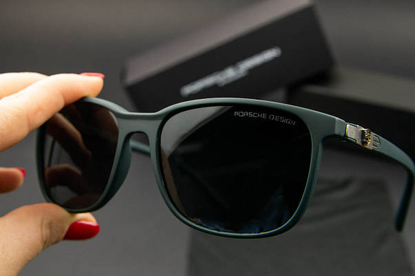Окуляри чоловічі сонцезахисні Porsche Design (арт. PB87011) зелений матовий, фото 4