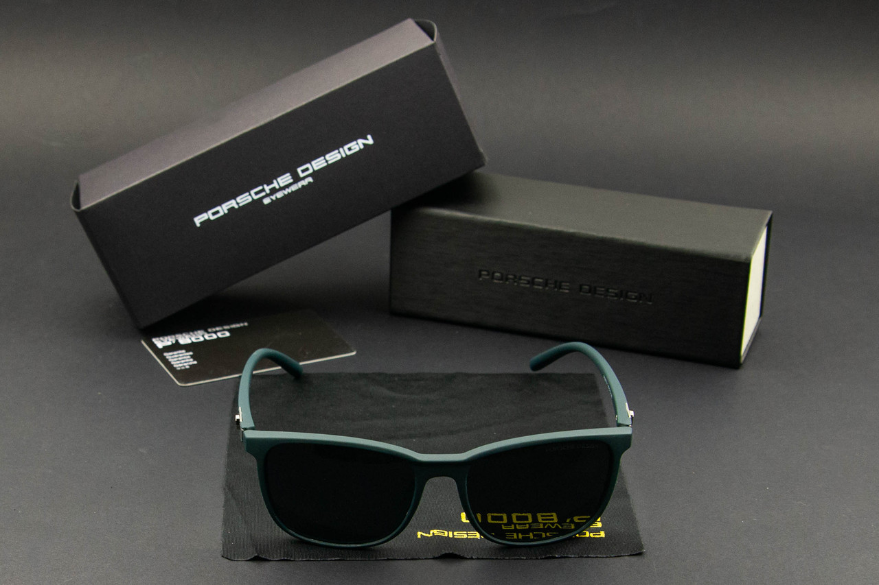 Окуляри чоловічі сонцезахисні Porsche Design (арт. PB87011) зелений матовий