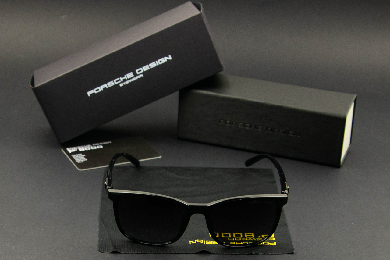 Окуляри чоловічі сонцезахисні Porsche Design (арт. PB87011) чорний глянець