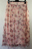 Спідниця жіноча в квіти, фото 2