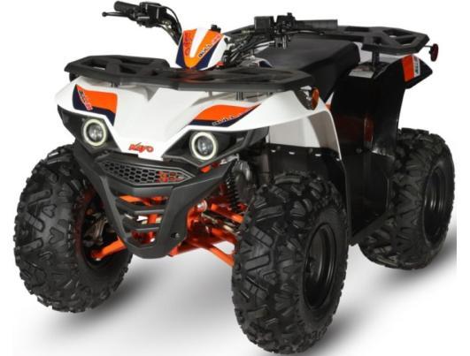 Квадроцикл KAYO AU125 125 см3 6.7/8000 кВт/об/хв шини 8"/8" горизонтальний, 4-тактний, одноциліндровий