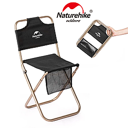 Рибальський стільчики Naturehike Mz01 до 80 кг, Стільчик для риболовлі, розкладний стілець для риболовлі