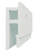 ПВХ профіль для натяжної стелі, перфорований стандарт, білий, 2.5 м