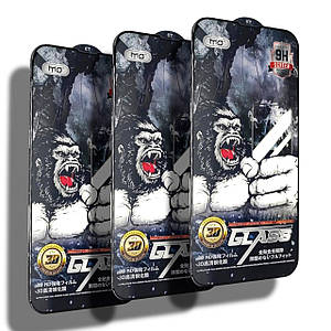 Захисне скло 3шт CDK для Apple iPhone 13 Pro Max | Full Glue 3D MO King Kong (016135) (black)