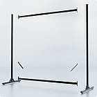 Стійка розбірна "TAIPEI" 1250х1350х500мм. Рейл торговий для одягу, кронштейнів для бутіка., фото 3