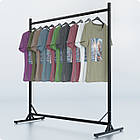 Стійка розбірна "TAIPEI" 1250х1350х500мм. Рейл торговий для одягу, кронштейнів для бутіка., фото 4