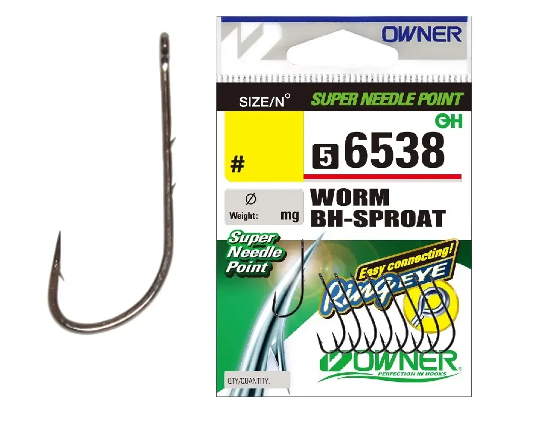 Гачок OWNER Worm Bh-Sproat 56538 №4 (9шт/уп)