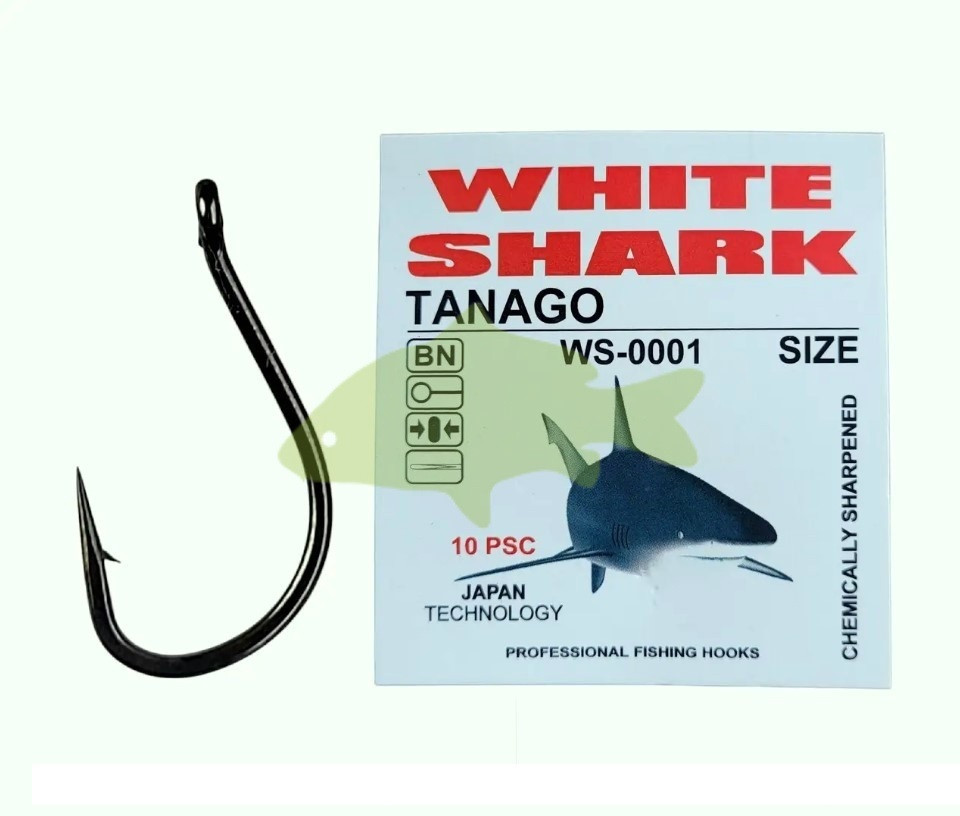 Гачок кований WHITE SHARK TANAGO WS-0001 No1 (10 шт)