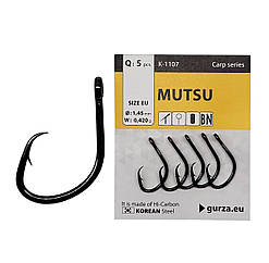 Гачок Gurza Mutsu Black Nickel №1 K-1107 (5 шт)